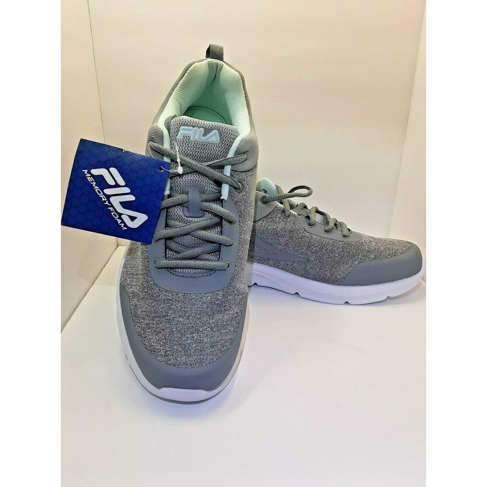 New FILA Women's Shoes | Gray/Mint | Size US 12 | 5RM01371-253 | EVA‎ Sole